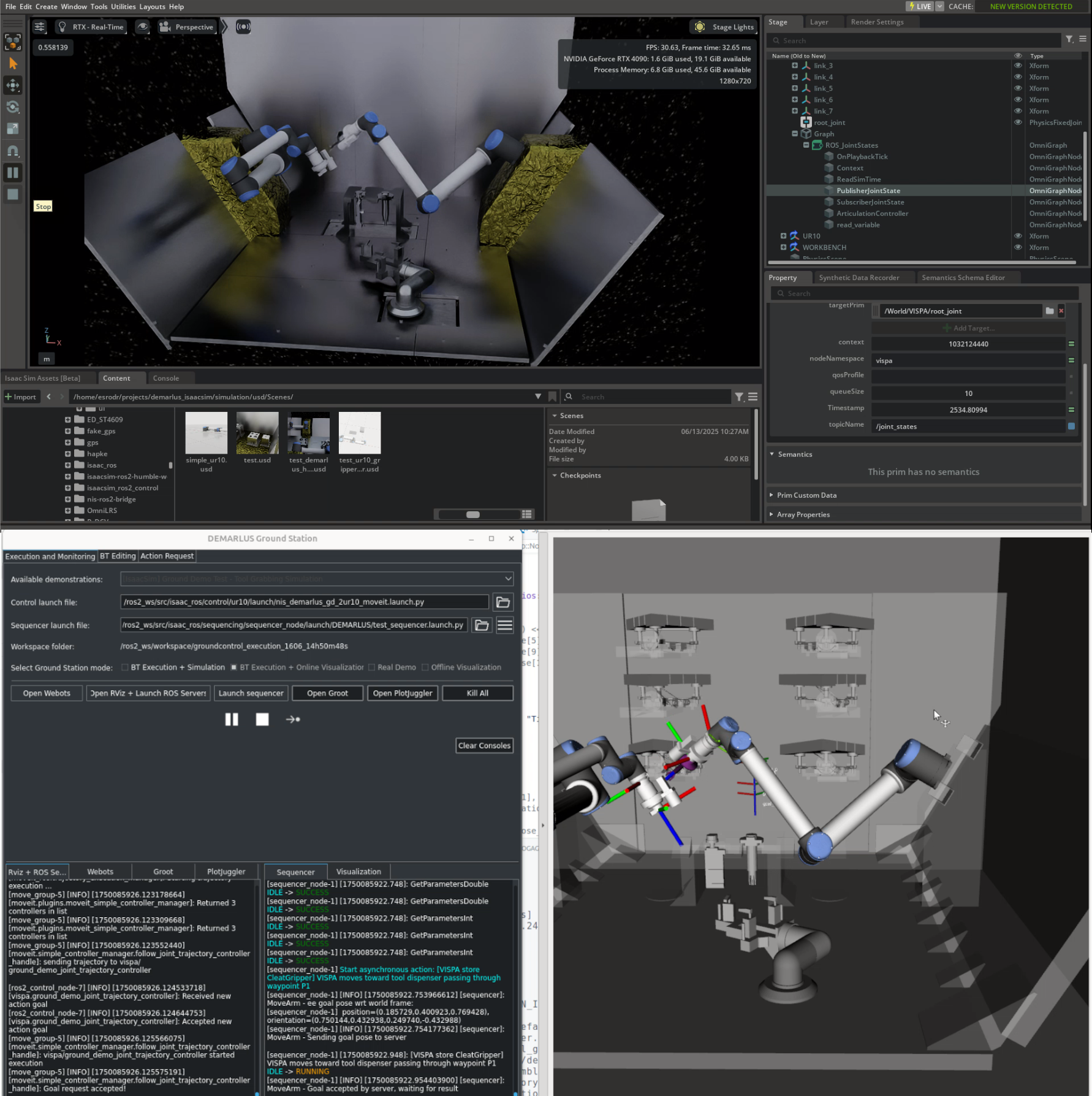 Example of orbital assembly